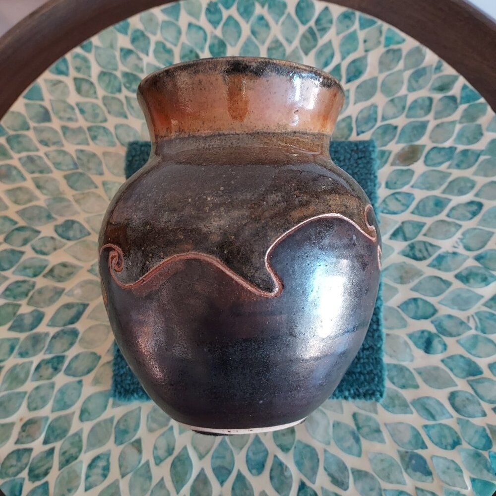 Handmade ceramic vase - Picture 4 of 5